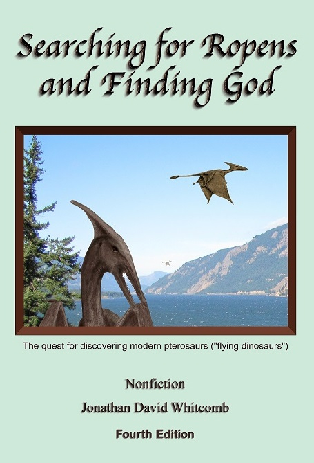 Nonfiction paperback book about eyewitness sightings of living pterosaurs